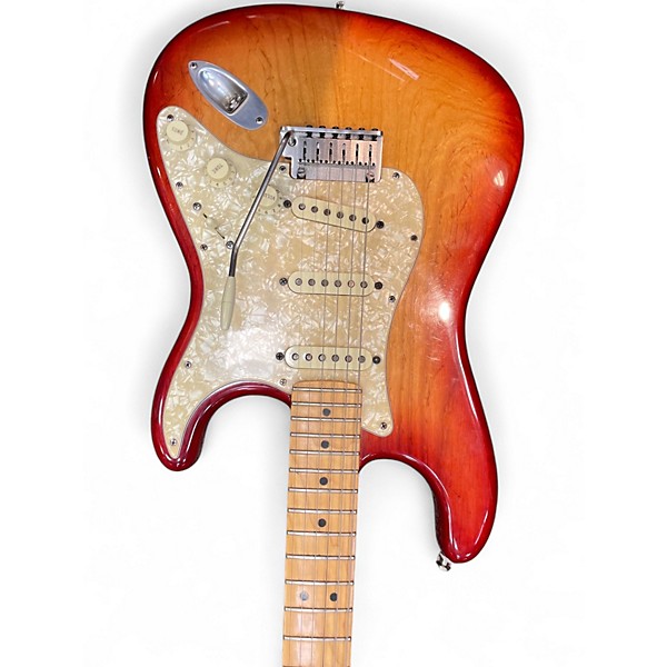 Used 2003 Fender American Fat Stratocaster Texas Special Sienna Sunburst Solid Body Electric Guitar