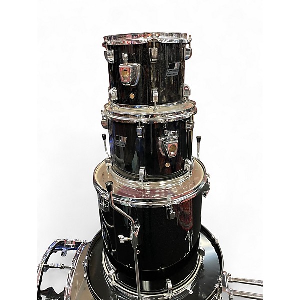 Used Ludwig 5 Piece Backbeat Black Drum Kit