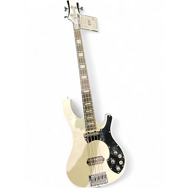 Used Schecter Guitar Research Stargazer-4 Gloss White Electric Bass Guitar