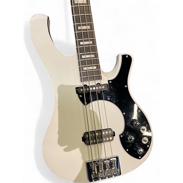 Used Schecter Guitar Research Stargazer-4 Gloss White Electric Bass Guitar