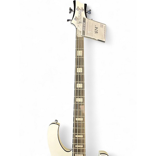 Used Schecter Guitar Research Stargazer-4 Gloss White Electric Bass Guitar