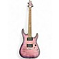Used Schecter Guitar Research C1 Platinum Satin Purple Burst Solid Body Electric Guitar thumbnail