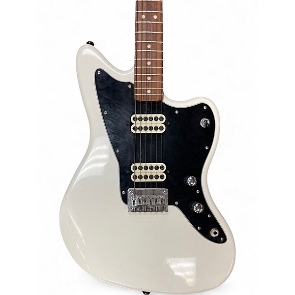 Used Squier Affinity Series Jazzmaster HH White Solid Body Electric Guitar
