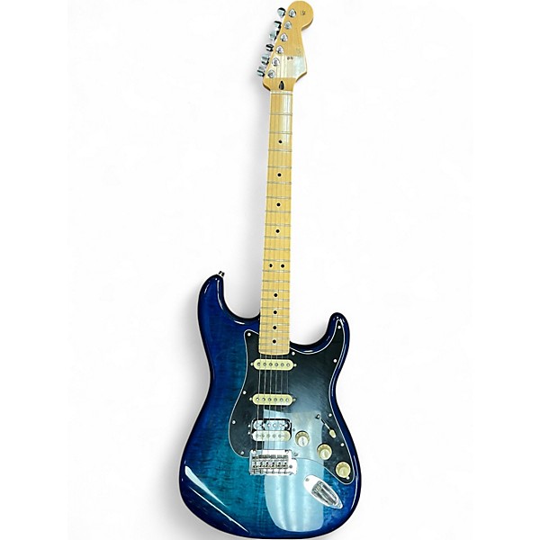 Used Fender Player Stratocaster HSS Blue Burst Solid Body Electric Guitar