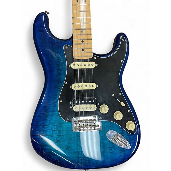 Used Fender Player Stratocaster HSS Blue Burst Solid Body Electric Guitar