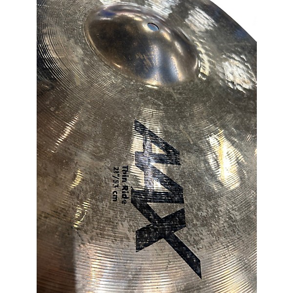 Used SABIAN 21in AAX THIN RIDE Cymbal