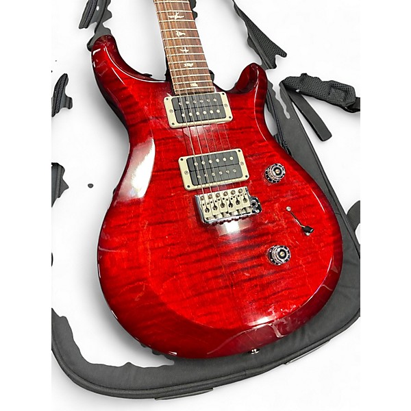 Used 2024 PRS S2 Custom 24-08 Fire Red Burst Solid Body Electric Guitar