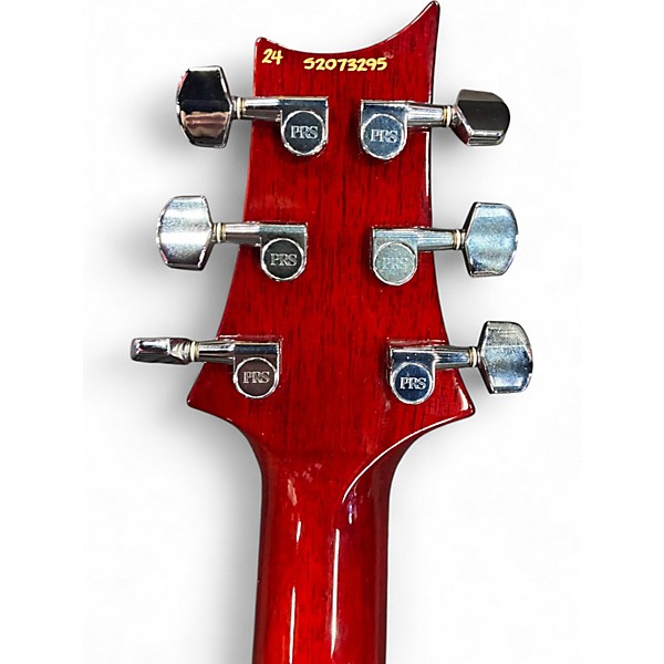Used 2024 PRS S2 Custom 24-08 Fire Red Burst Solid Body Electric Guitar