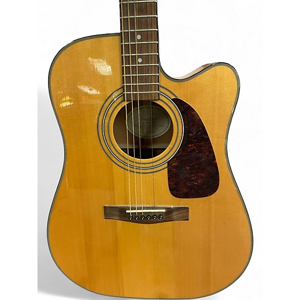 Used Fender Dg20ce Natural Acoustic Electric Guitar