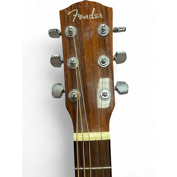 Used Fender Dg20ce Natural Acoustic Electric Guitar