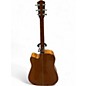 Used Fender Dg20ce Natural Acoustic Electric Guitar