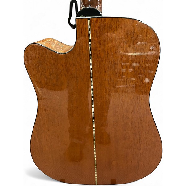 Used Fender Dg20ce Natural Acoustic Electric Guitar