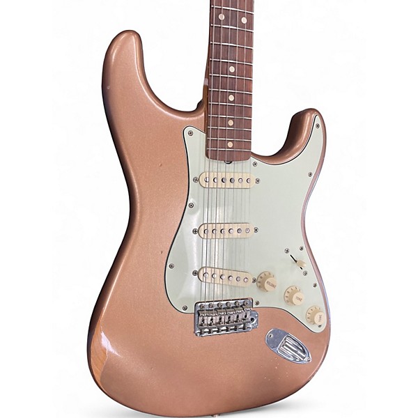 Used Fender Vintera 50s Stratocaster fire mist Solid Body Electric Guitar