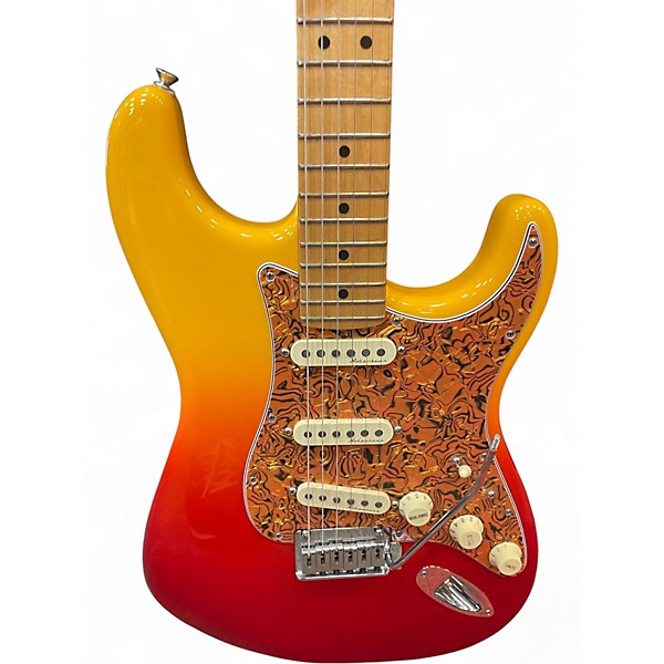 Used Fender Player Plus Stratocaster Tequila Sunrise Solid Body Electric Guitar