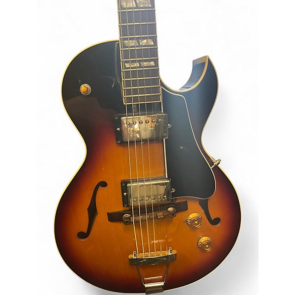Used Westville Japan ARCHTOP TRIBUTE AT105J Sunburst Hollow Body Electric Guitar
