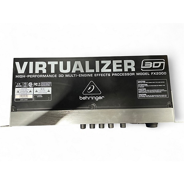 Used Behringer Virtualizer 3D FX2000 Multi Effects Processor