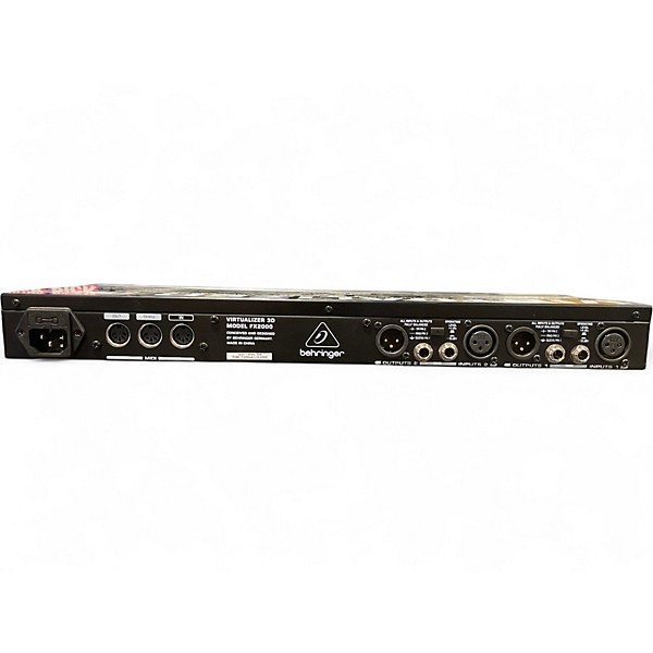 Used Behringer Virtualizer 3D FX2000 Multi Effects Processor