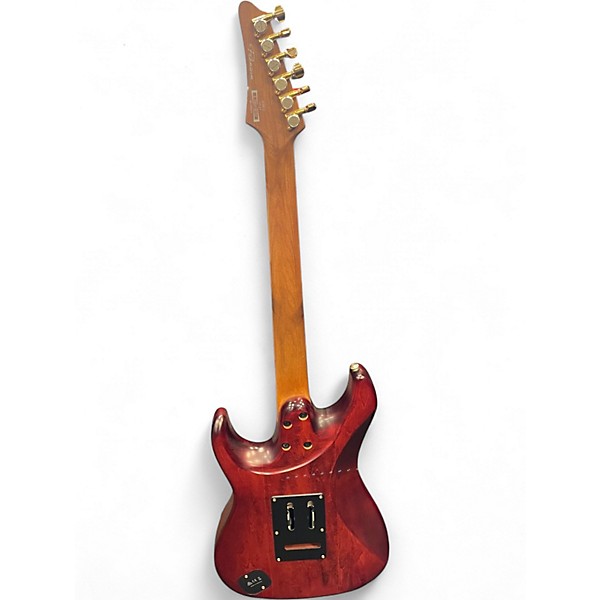 Used Ibanez SLM10 Trans Red Solid Body Electric Guitar