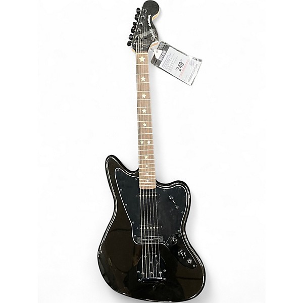 Used Squier AFFINITY JAGUAR Black Solid Body Electric Guitar