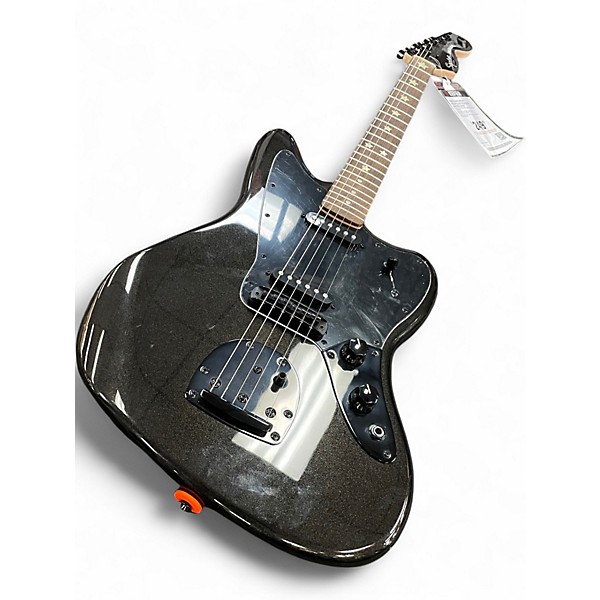 Used Squier AFFINITY JAGUAR Black Solid Body Electric Guitar