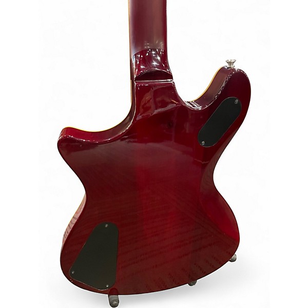 Used Schecter Guitar Research Tempest Custom Crimson Red Burst Solid Body Electric Guitar