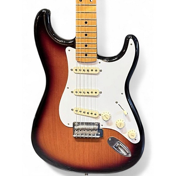 Used 2021 Fender Player Stratocaster Sunburst Solid Body Electric Guitar