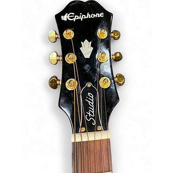 Used Epiphone J200EC STUDIO Sunburst Acoustic Electric Guitar