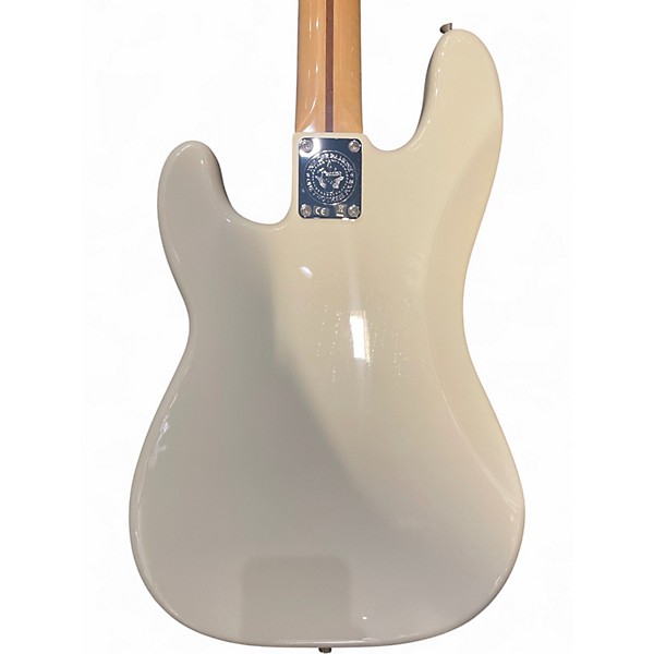 Used Fender Dee Dee Ramone Precision Bass White Electric Bass Guitar
