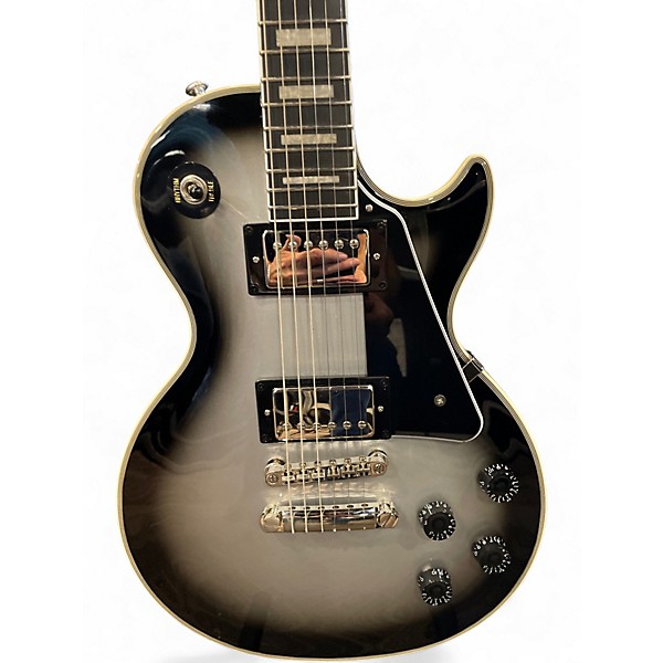 Used 2025 Epiphone LES PAUL CUSTOM LTD SILVERBUSRT Solid Body Electric Guitar