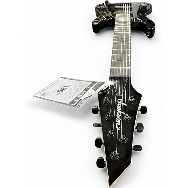 Used Jackson JS22-7 Dinky 7 String Black Solid Body Electric Guitar