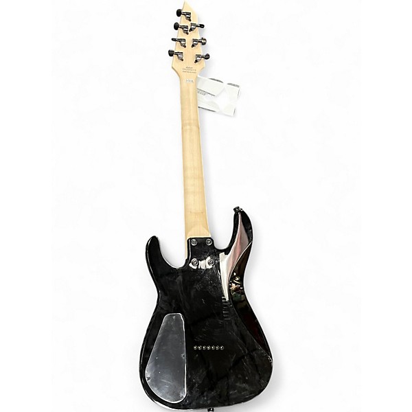 Used Jackson JS22-7 Dinky 7 String Black Solid Body Electric Guitar