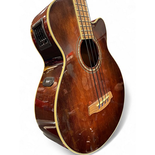 Used Ibanez AEB10DVS1301 2 Tone Sunburst Acoustic Bass Guitar