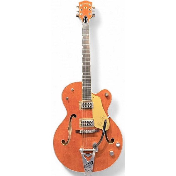 Used 2023 Gretsch Guitars G6120BSNVSMK BRIAN SETZER Orange Hollow Body Electric Guitar