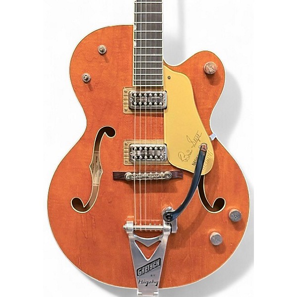 Used 2023 Gretsch Guitars G6120BSNVSMK BRIAN SETZER Orange Hollow Body Electric Guitar