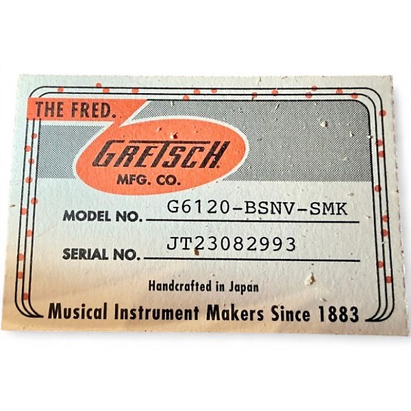 Used 2023 Gretsch Guitars G6120BSNVSMK BRIAN SETZER Orange Hollow Body Electric Guitar