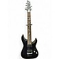Used Schecter Guitar Research Damien 7 String Black Solid Body Electric Guitar thumbnail