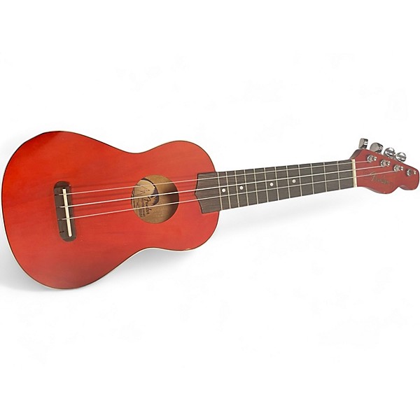 Used Fender VENICE Red Ukulele