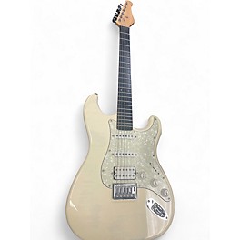 Used Optek FRETLIGHT FG-521 Olympic White Solid Body Electric Guitar
