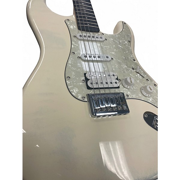 Used Optek FRETLIGHT FG-521 Olympic White Solid Body Electric Guitar