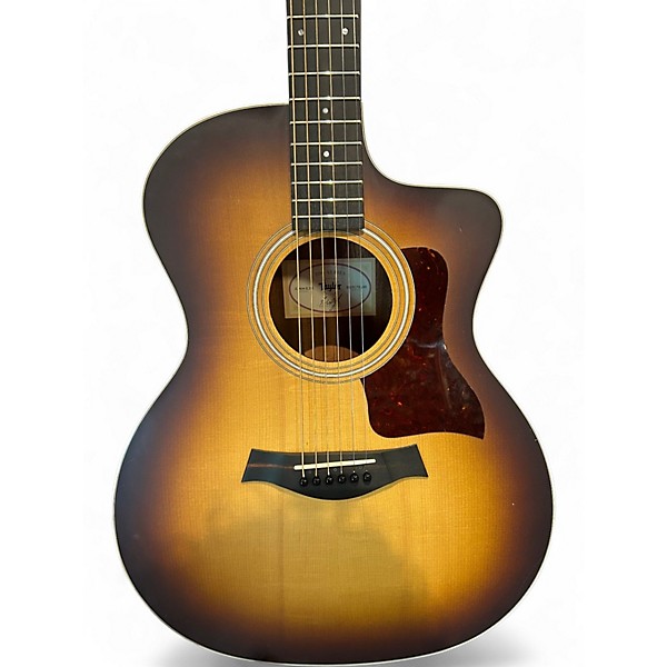 Used 2022 Taylor 214CE Koa Sunburst Acoustic Electric Guitar