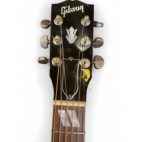 Used Gibson J185EC Natural Acoustic Electric Guitar