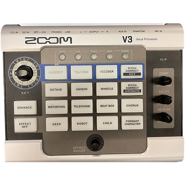 Used Zoom V3 Vocal Processor