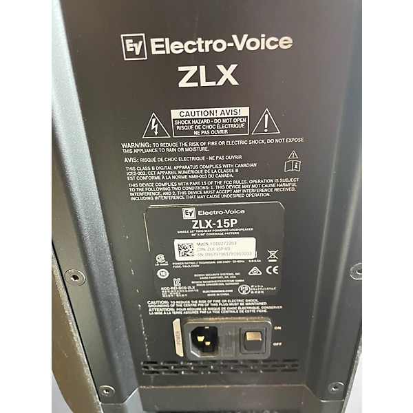 Used Electro Voice ZLX15P Powered Speaker