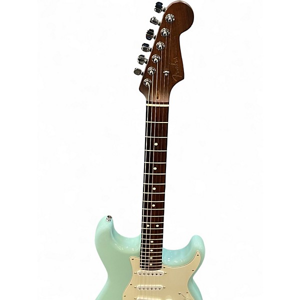 Used Fender American Professional Solid Rosewood Neck Stratocaster Daphne Blue Solid Body Electric Guitar