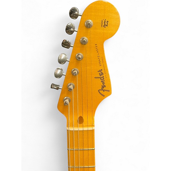 Used Fender ERIC JOHNSON SIGNATURE STRATOCASTER RIGHT HANDED 2 Tone Sunburst Solid Body Electric Guitar
