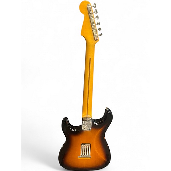 Used Fender ERIC JOHNSON SIGNATURE STRATOCASTER RIGHT HANDED 2 Tone Sunburst Solid Body Electric Guitar