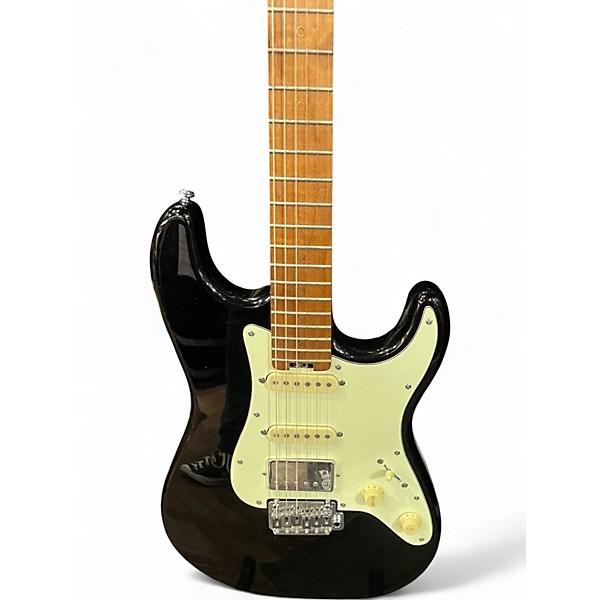 Used Schecter Guitar Research Diamond Series Nick Johnston Traditional HSS Black Solid Body Electric Guitar
