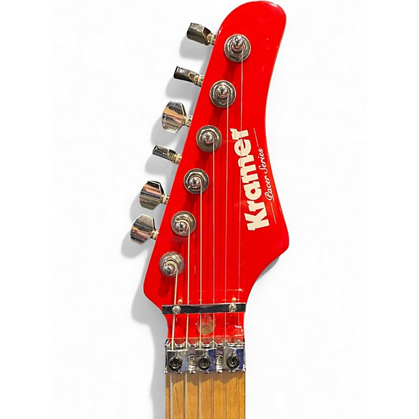 Used Kramer Pacer Classic Red Solid Body Electric Guitar