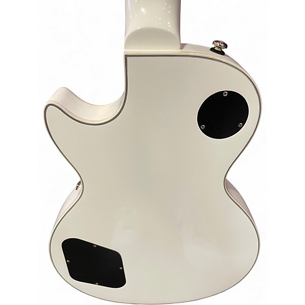 Used Epiphone Les Paul Custom Pro White Solid Body Electric Guitar