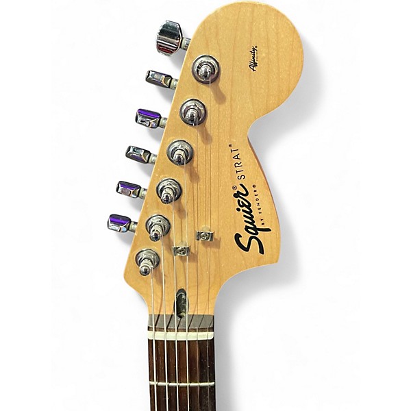Used Squier Affinity Stratocaster Black Solid Body Electric Guitar